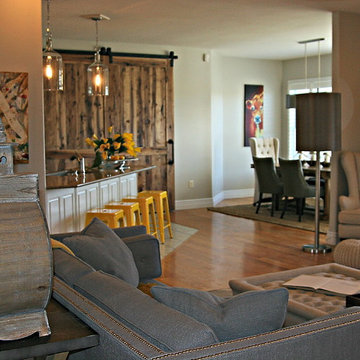Open Concept Living Dining Area