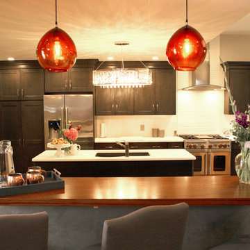 Open Concept Living Room & Kitchen