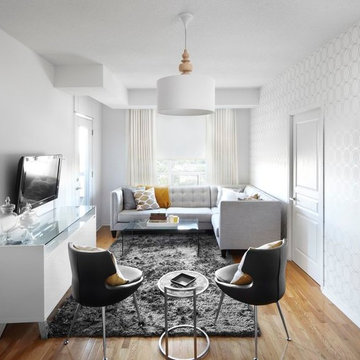 Open Concept Living Room Design Calgary