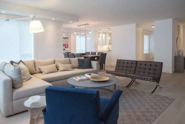 Contemporary Living Room by Paula McDonald Design Build & Interiors