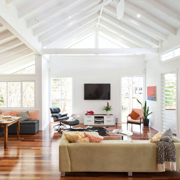 Open plan living area