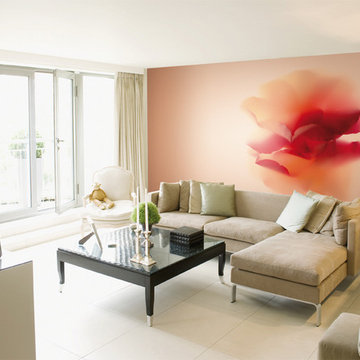 Orange Passion Wallpaper available at NewWall