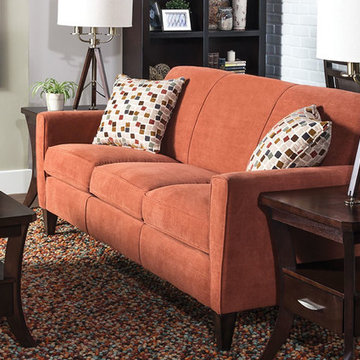 Orange Sofa Living Room