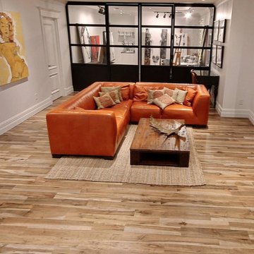Organik Charm Hardwood Flooring - Living Room