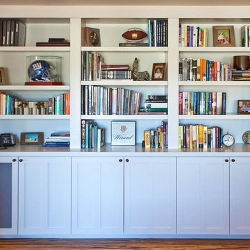 Organize Your Bookshelves with Personal Decor
