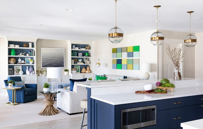Grassy Greens and Watery Blues Draw Nature Into a New Great Room