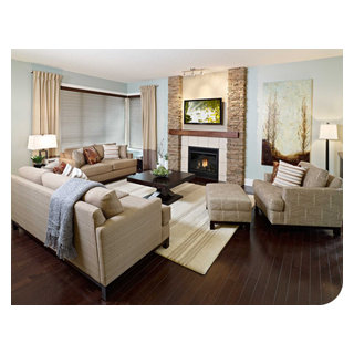 Our Homes - Contemporary - Living Room - Edmonton - by Tapestry Developments  Houzz IE