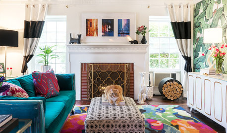 New This Week: 4 Colorful Living Rooms With Personality