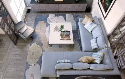 Room of the Day: A Relaxed and Stylish Beach-House Living Room
