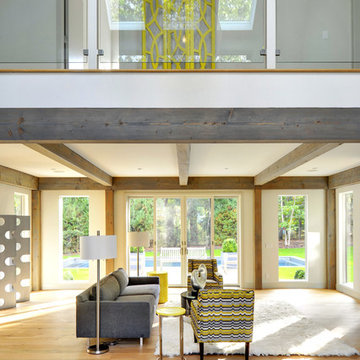 Oyster Shores Contemporary Barn Home