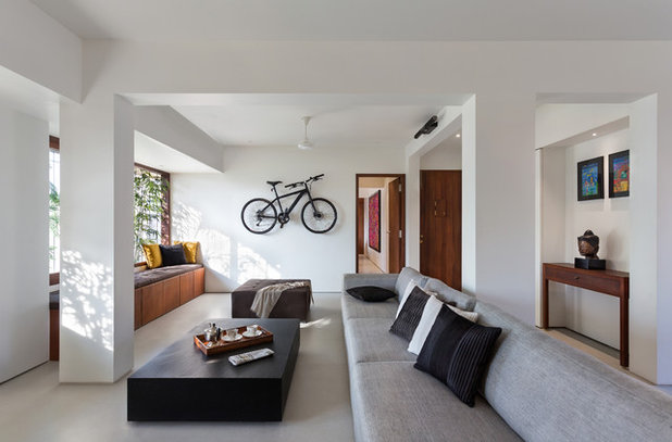 Asian Living Room by We Design Studio