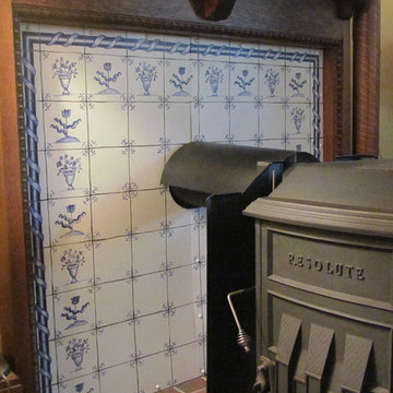 Painted Delft Tile
