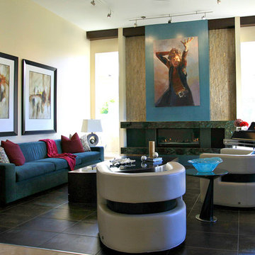 Palm Desert Living & Dining Room Remodel - Indian Ridge CC