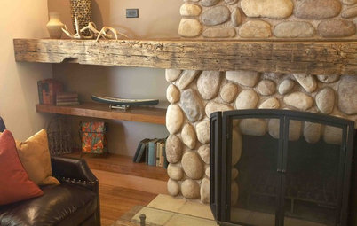 9 Inventive Materials for Memorable Fireplace Mantels