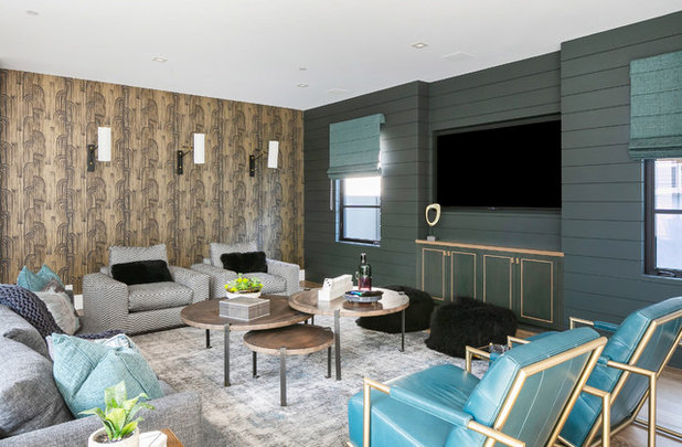 Contemporary Living Room by Erica Bryen Design