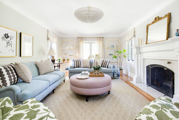 Traditional Living Room by Ashleigh Weatherill Interior Design