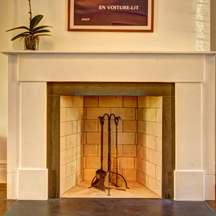 Inspiration for a timeless living room remodel in New York