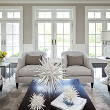 Transitional Living Room by Martha O'Hara Interiors