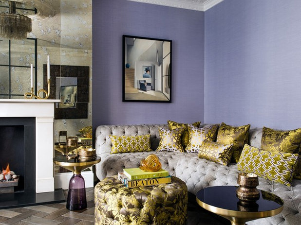 Eclectic Living Room by Timothy Mather Design