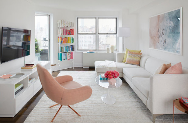 Contemporary Living Room by Tara Benet Design