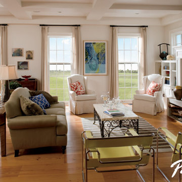 Pella® Architect Series® double-hung windows add natural light, style