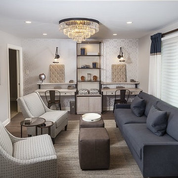 Penn Valley, PA: Home Office & Sitting Room