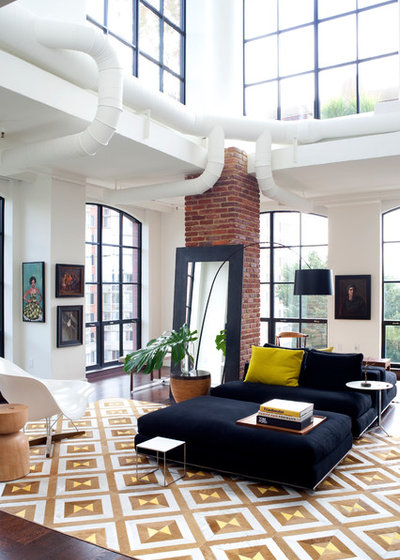 Contemporary Living Room by Design Milieu