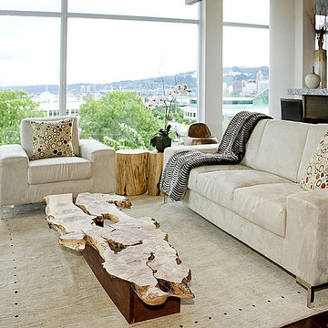 Penthouse Loft Living & Kitchen Space