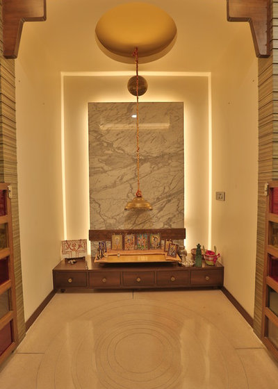 Asian Family Room by Aangan Architects