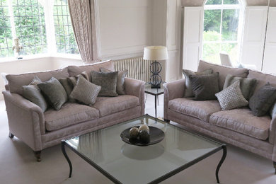 Photo of a farmhouse living room in Kent.