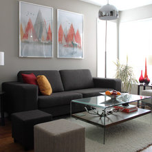 Contemporary Living Room by Leclair Decor