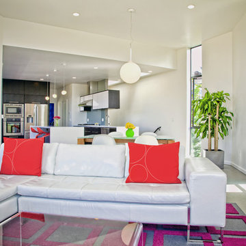 Phinney Ridge Modern living room