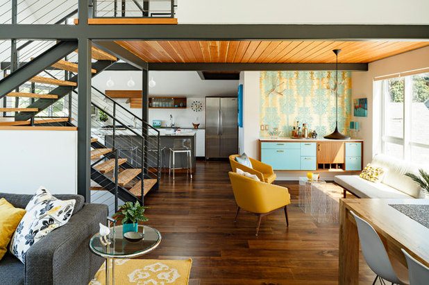 Contemporary Living Room by Portal Design Inc