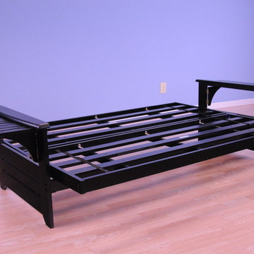 Phoenix Frame with Black Finish in Bed Position