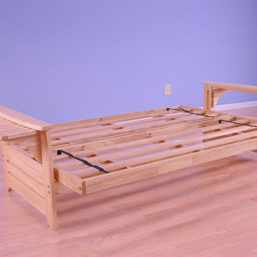 Phoenix Frame with Natural Finish in Bed Position