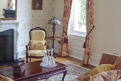 This is an example of a victorian living room in London.