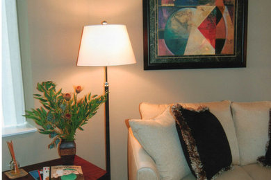 Example of a small trendy enclosed living room design in Little Rock