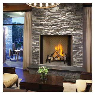 Plantation - Wood Burning Fireplace Collection by Astria - Traditional -  Living Room - Orange County - by Astria Fireplaces | Houzz