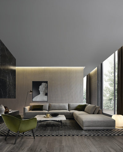 Contemporary Living Room by Poliform Australia