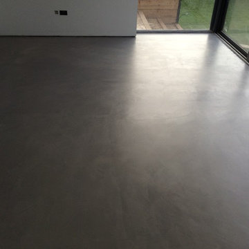 Polished Concrete Microcement Floor in Winchester, Hampshire