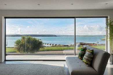 Contemporary living room in Dorset.