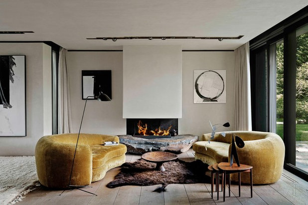 Eclectic Living Room by Lionel Jadot
