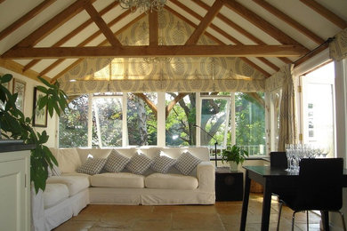 This is an example of a traditional living room in Wiltshire.