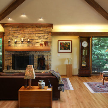 Prairie Style Living Room makeover