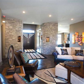 Prairie-Style Living Room