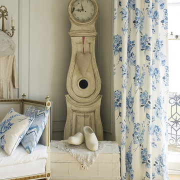 Prestigious Cinder Rose Lulworth Blue Curtain.