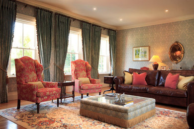 Traditional living room in Dublin.
