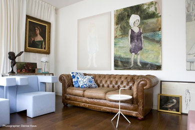 This is an example of a contemporary living room in London.