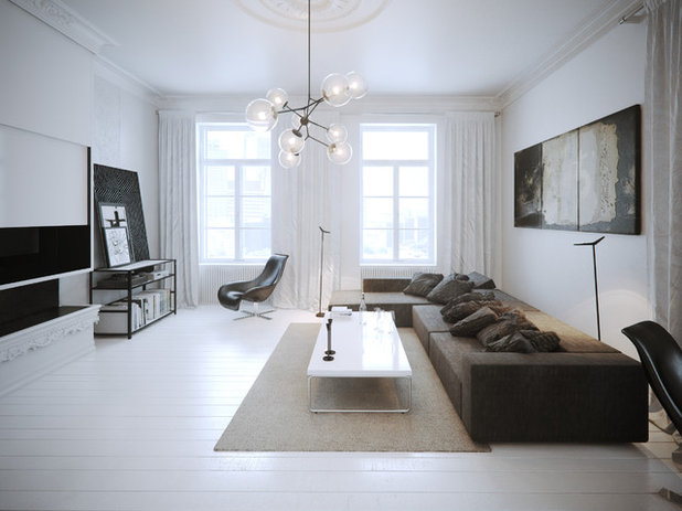 Skandinavisch Wohnbereich by OFDArchitects and Interior Design