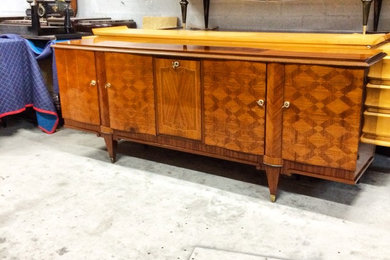 project finish for interior designers from Palm beach french Art Deco sideboard